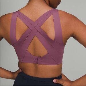 Lululemon NWT Enlite Weave-Back Bra *High Support, A–DDD(E) Cups Vintage Plum